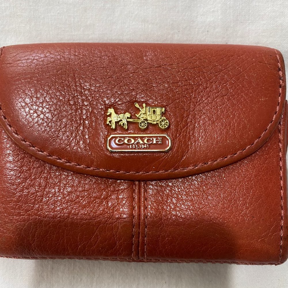 Red Coach Wallet